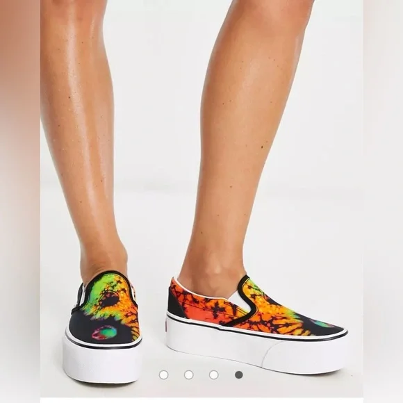 Vans Classic Slip-On Stackform - Paradoxical Black/Multi - Picture 4 of 9